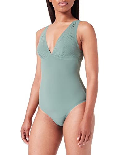 sloggi Shore Damen Arienzo One Piece Badeanzug, Urban Green, L von Sloggi