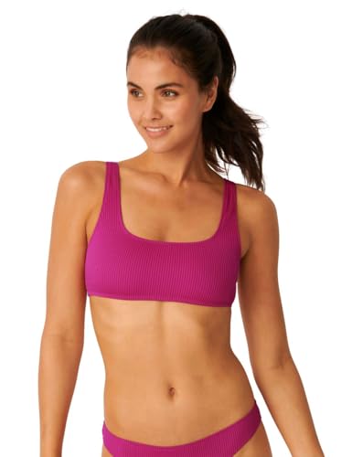 sloggi Shore Damen Dottyback Top Bikini Oberteil, Fuchsia Flower, XS von Sloggi