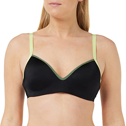 sloggi Shore Damen Marina Grande P New Bikini Oberteil, Black, M von Sloggi