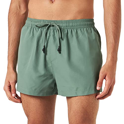 sloggi Shore Herren Lannio Boxer Short Badehose, Urban Green, S von Sloggi