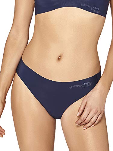 sloggi Slip Damen ZERO Feel String, Blau (Skyline 6582), Gr. 44 (Herstellergröße: L) von Sloggi