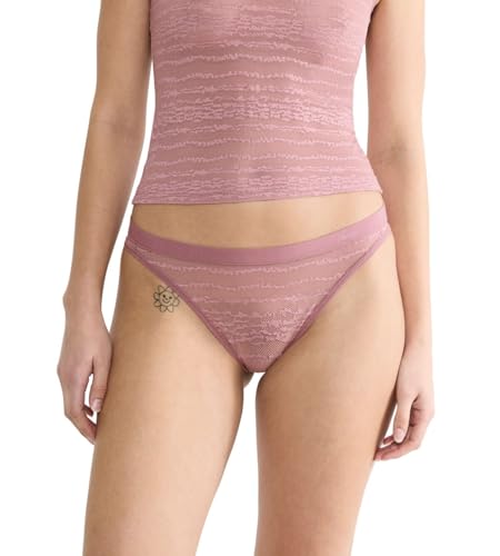 sloggi Women's Free Evolve String Lace Briefs, Date Night Pink, 02 von Sloggi