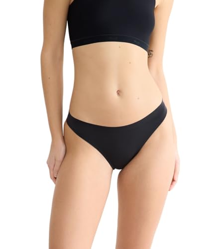 sloggi Women's GO Sense Tanga 2P Briefs, Black, L (2er Pack) von Sloggi