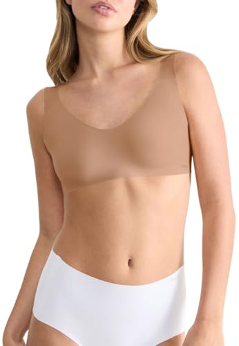 sloggi Women's Zero Feel 2.0 Bralette C2P Bra, Brown-Dark Combination, S (2er Pack) von Sloggi