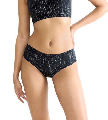 sloggi Women's Zero Feel 2.0 Festive Hipster Briefs, Black Combination, S von Sloggi