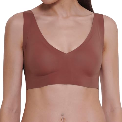 Sloggi Damen Zero Feel 2.0 Bralette, Burnt Henna, L von Sloggi
