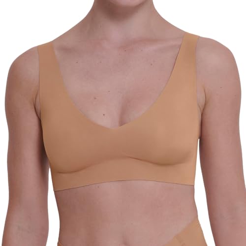 Sloggi Damen Zero Feel 2.0 Bralette, Nostalgic Brown, S von Sloggi