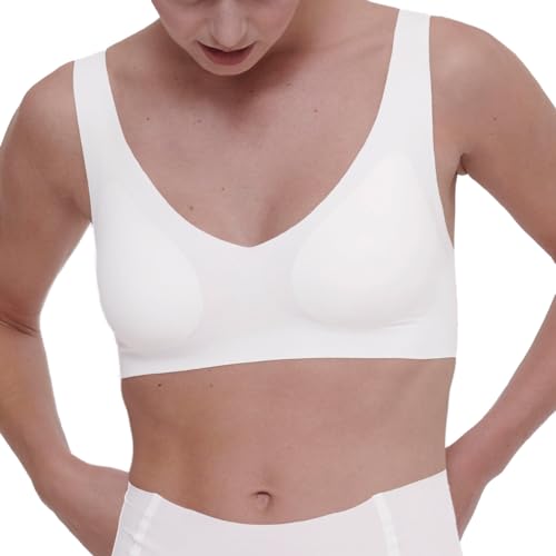 Sloggi Damen Zero Feel 2.0 Bralette, Silk White, S von Sloggi
