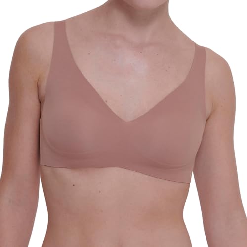 Sloggi Damen Zero Feel 2.0 Soft Bra, Cacao, L von Sloggi