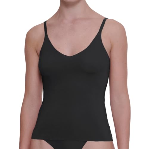 Sloggi Damen Zero Feel 2.0 Spaghetti Top, Black, M von Sloggi