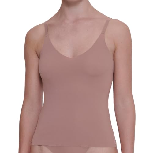 sloggi Women's Zero Feel 2.0 Spaghetti Top Undershirt, Cacao, L von Sloggi