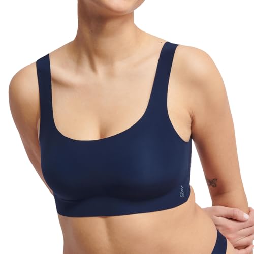 Sloggi Damen Zero Feel 2.0 Top Bra, Navy Blue, L von Sloggi