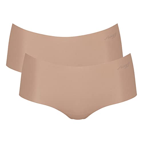 sloggi Damen Zero Microfibre 2.0 Short 2p Underwear, Cameo Brown, L EU von Sloggi