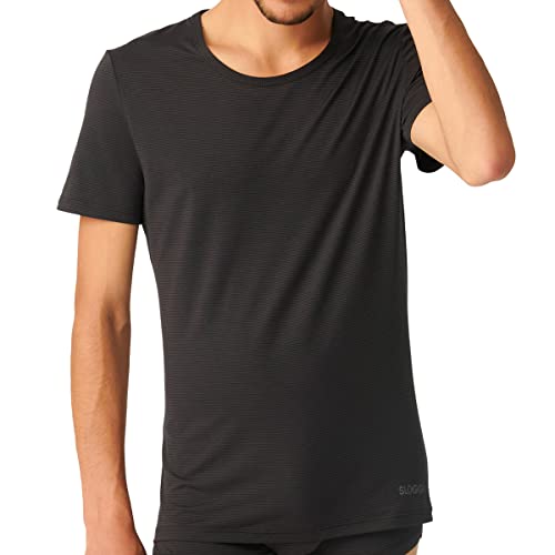 sloggi men Herren EVER Cool O-Neck Unterhemd, Black, L von Sloggi