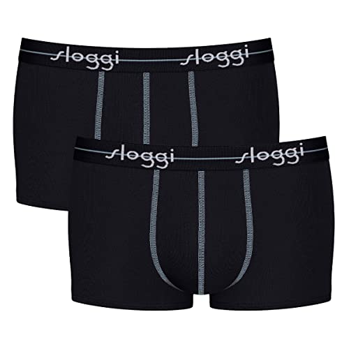 sloggi men Herren Start Hipster C2P box Retroshorts, Black, 5 von Sloggi