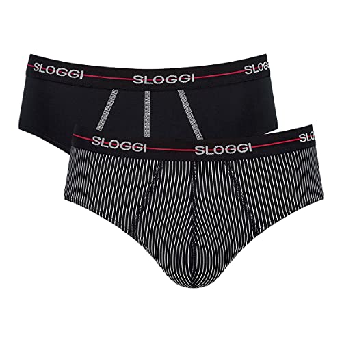Sloggi Herren Start Midi C2P box, RED - DARK COMBINATION, 5 von Sloggi