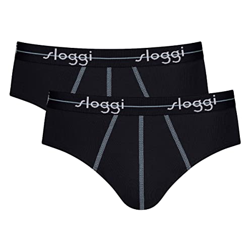 sloggi men Herren Start Midi C2P box Slip, Black, 8 von Sloggi