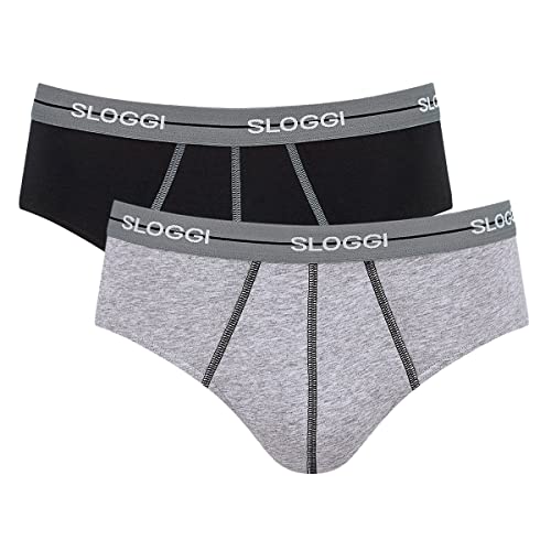 Sloggi Herren Start Midi C2P box, GREY COMBINATION, 6 von Sloggi