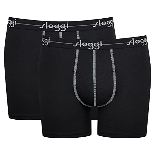 sloggi men Herren Start Short C2P box Boxershorts, Black, 8 von Sloggi