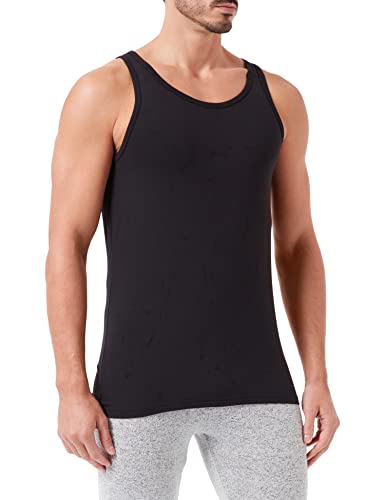 sloggi men Herren EVER Soft Tank Top Unterhemd, Black, L von Sloggi