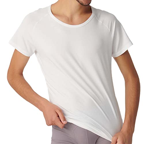 sloggi men Herren Ever Soft O-Neck Unterhemd, White, XL von Sloggi