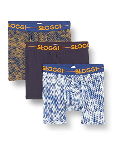 sloggi men Herren Go Short C3P Boxershorts, Green - Dark Combination, 5 sloggi men Herren Go Short C3P Boxershorts, Green - Dark Combination, 5 von Sloggi