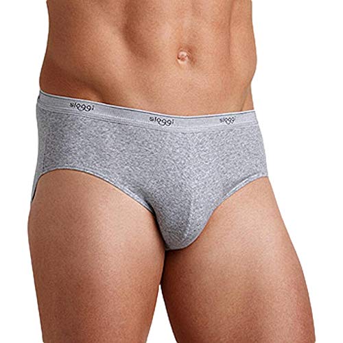 sloggi men Herren Basic Midi 2P Slip, Black Combination, 4 von Sloggi