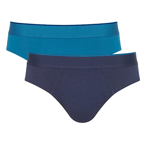 Sloggi Herren Ever Airy Brief C2P, Blue - Dark Combination, XXL von Sloggi