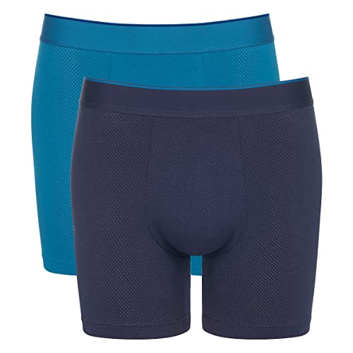 sloggi men Herren Ever Airy C2P Short, Blue-Dark Combination, S von Sloggi