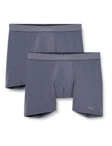 sloggi men Herren Ever Fresh Short 2P Boxershorts, Dark Grey, 4 von Sloggi