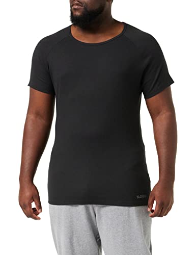 sloggi men Herren FREE Evolve O-Neck Unterhemd, Black, L von Sloggi