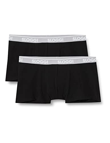 Sloggi Herren GO ABC H Hipster 2P, BLACK, S von Sloggi