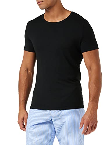 sloggi men Herren GO Shirt O-Neck Slim Fit Unterhemd, Black, M von Sloggi