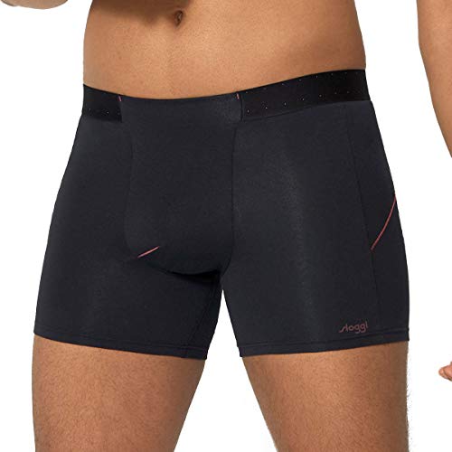 sloggi men Herren MADE Short Boxing Champ 2P Boxershorts, Black, M von Sloggi