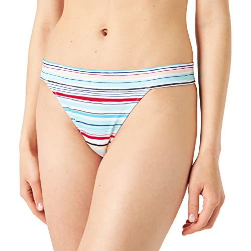 sloggi shore Damen Candy Basslet Tanga Bikini-Unterteile, Blue - Light Combination, XL von Sloggi