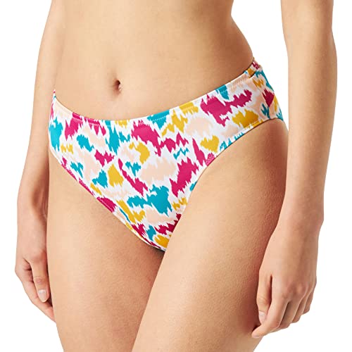 sloggi shore Damen Fancy Guppy High Leg Bikini-Unterteile, Multi-Colour, L von Sloggi