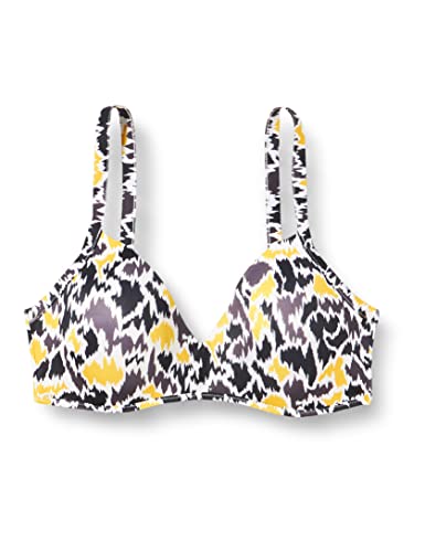 sloggi shore Damen Fancy Guppy P Padded Bikini, Brown - Dark Combination, L plus von Sloggi