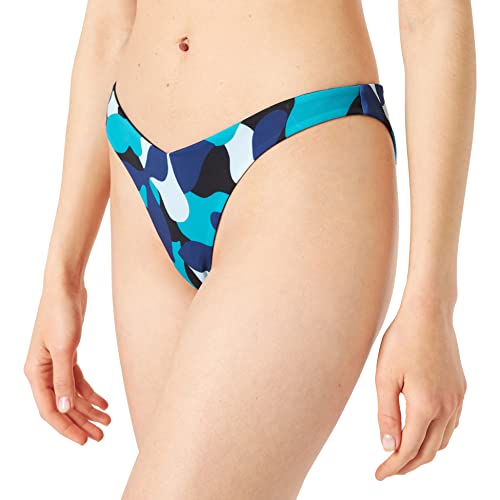 sloggi shore Damen Flower Horn Tanga Bikini-Unterteile, Blue - Dark Combination, L von Sloggi