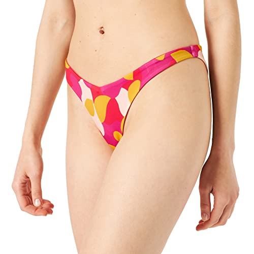 sloggi shore Damen Flower Horn Tanga Bikini-Unterteile, Pink - Dark Combination, L von Sloggi