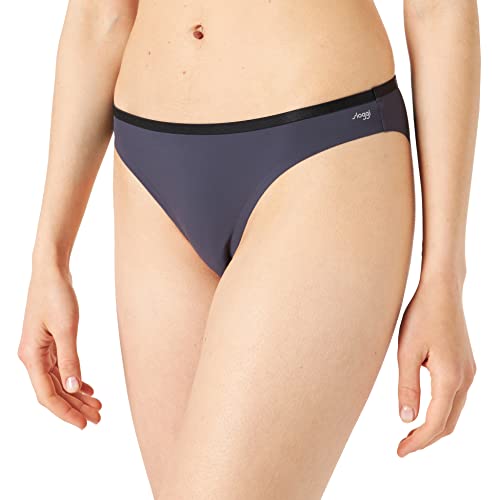 sloggi shore Damen Tropical Gar Mini Bikini-Unterteile, Ink Gray, S von Sloggi