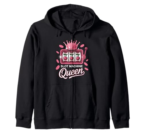 Spielautomat Queen Pink Crown Cherry Reels Casino Frauen Kapuzenjacke Spielautomat Queen Pink Crown Cherry Reels Casino Frauen Kapuzenjacke von Slot Machine Lovers Slots Royalty Co.