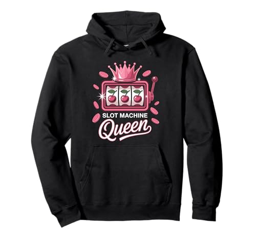 Spielautomat Queen Pink Crown Cherry Reels Casino Frauen Pullover Hoodie Spielautomat Queen Pink Crown Cherry Reels Casino Frauen Pullover Hoodie von Slot Machine Lovers Slots Royalty Co.