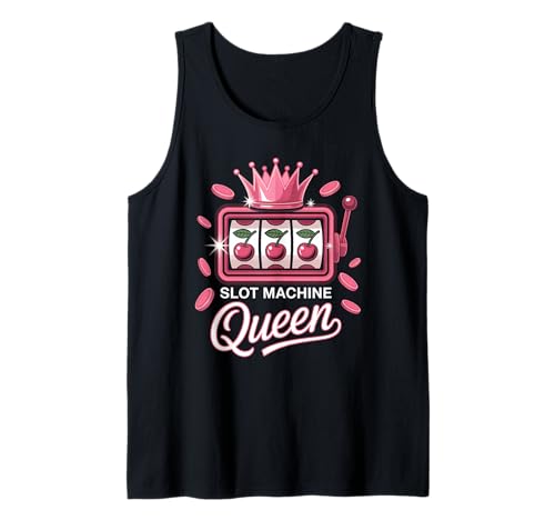 Spielautomat Queen Pink Crown Cherry Reels Casino Frauen Tank Top Spielautomat Queen Pink Crown Cherry Reels Casino Frauen Tank Top von Slot Machine Lovers Slots Royalty Co.