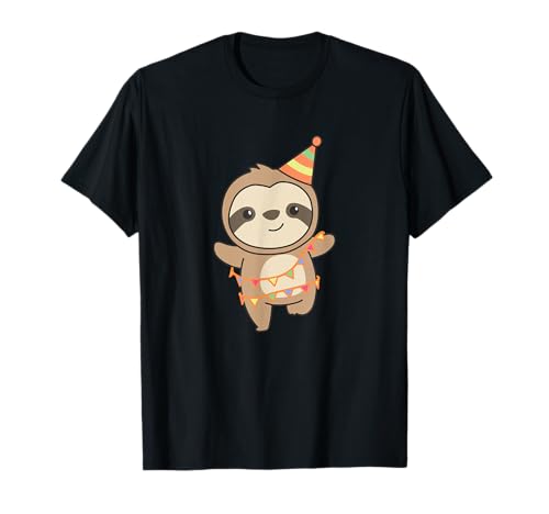 Geburtstags-Faultier für Kinder, ein Geburtstags-Faultier T-Shirt von Sloth Birthday Gift Cute Animals