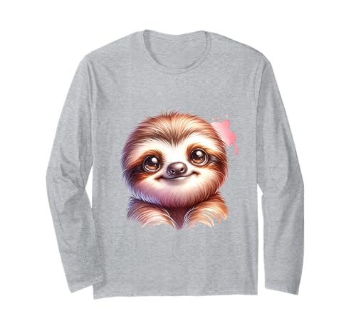 Niedliches Faultier-Design für Kinder und Träumer Langarmshirt Niedliches Faultier-Design für Kinder und Träumer Langarmshirt von Sloth Lovers Birthday Designs for Kids