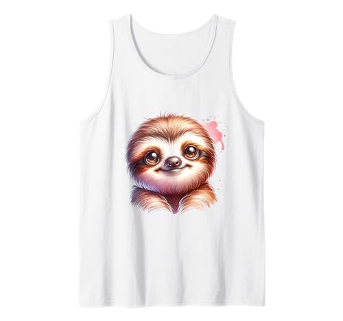 Niedliches Faultier-Design für Kinder und Träumer Tank Top Niedliches Faultier-Design für Kinder und Träumer Tank Top von Sloth Lovers Birthday Designs for Kids