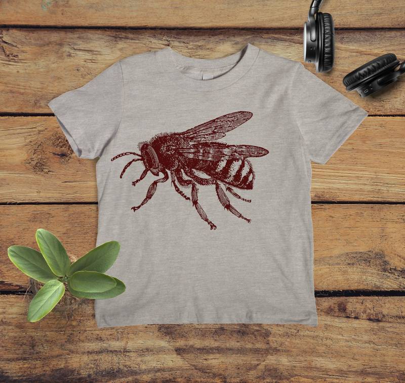 Kinder Bee Shirt - Bumblebee Bug Tshirt Kinderkleidung Insekten Siebbedrucktes Kinder Bee Shirt - Bumblebee Bug Tshirt Kinderkleidung Insekten Siebbedrucktes von SlothWingTees