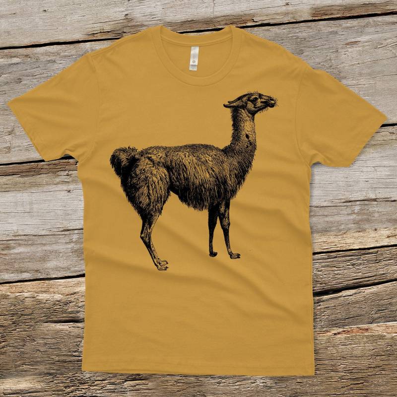 Lama Shirt - Herren Geschenke Grafik T-Shirt Lustige Tier Art Lama Shirt - Herren Geschenke Grafik T-Shirt Lustige Tier Art von SlothWingTees