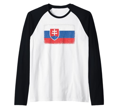 Slowakei-Flagge, Grafik für Männer, Frauen, Kinder Raglan von Slovakia Flag Graphic Store