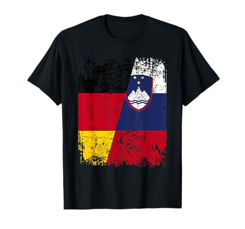 SLOWENIEN DEUTSCHLAND Flagge | Damen Herren Kinder Slowenien T-Shirt von Slovenia Family Shop